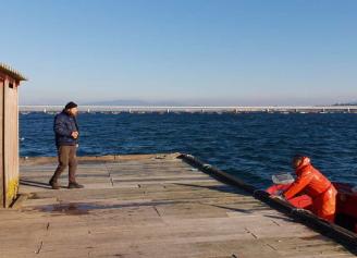 Una paupérrima afluencia de barcos marca el reinicio del libre marisqueo en Arousa